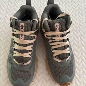 Columbia Charcoal and Beige Athletic Shoes